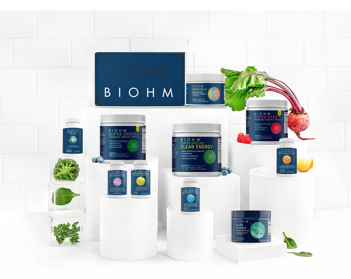 Supplements for Total Gut Health BIOHM Health