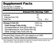 omega-3 fish oil supplement facts