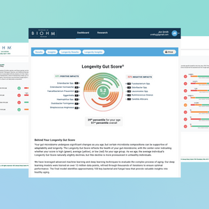 BIOHM Gut Test + Longevity Gut Score®