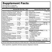 microbiome multi supplement facts